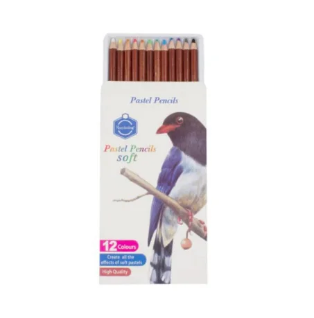 ensemble de crayons pastel doux Keep Smiling