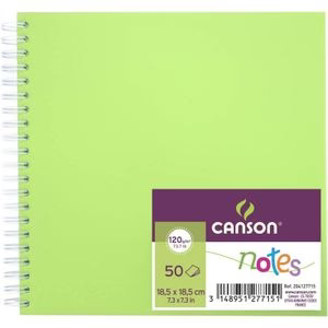 Taille carrée du carnet de croquis 120g