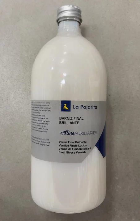 vernis de finition brillant de la marque La Pajarita 1L