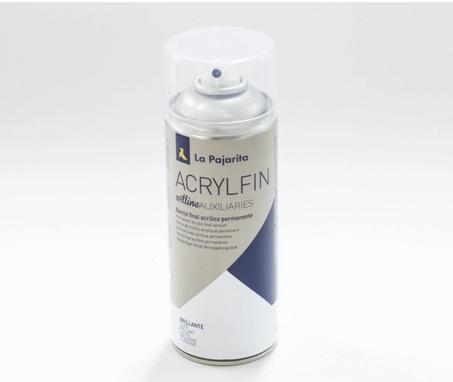 vernis pour tableaux en aérosol de la marque La Pajarita 400ml