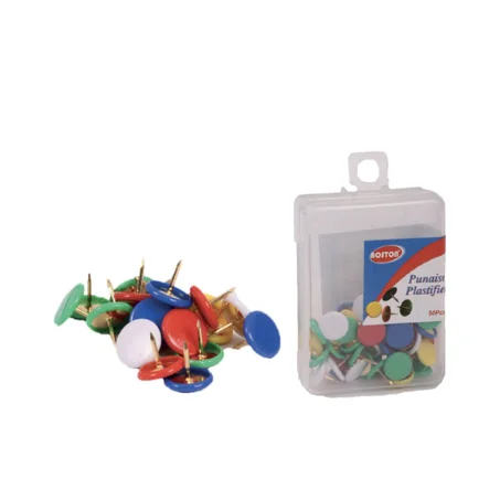 boîte de punaises plastifiées de marque Boston 50 pièces