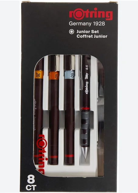 ensemble de stylos techniques de haute précision pour le dessin technique,