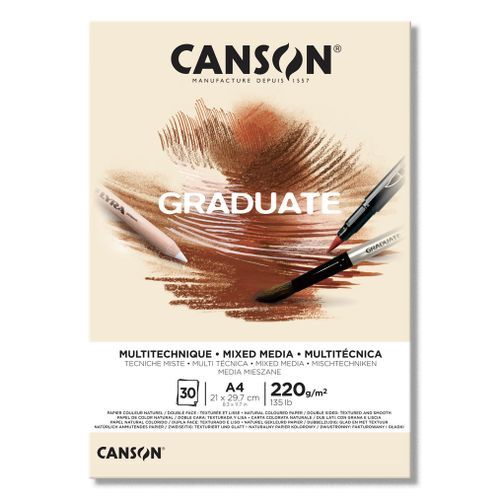 Carnet de croquis artisanal de Canson 220 g en taille 21*29