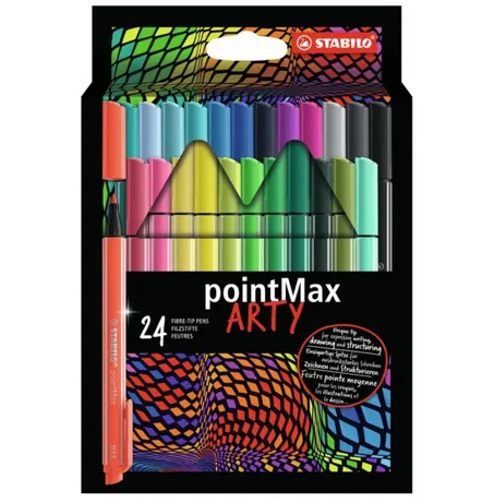 24 feutres STABILO pointMax ARTY.