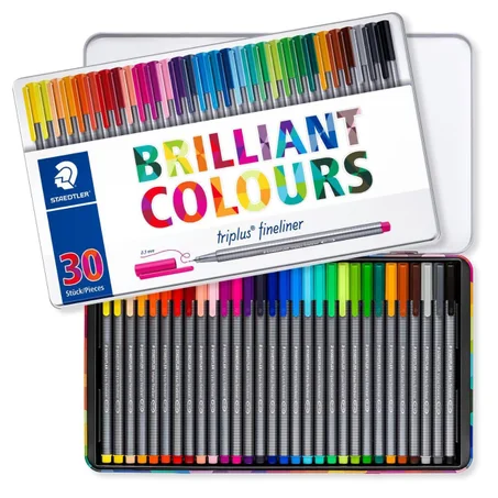 feutres de coloriage Staedtler Triplus Fineliner.à pointe fine (0,3 mm) 30