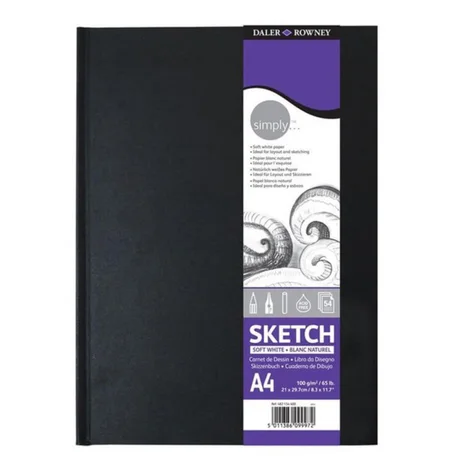 carnet de croquis rigide Daler-Rowney Simply A4