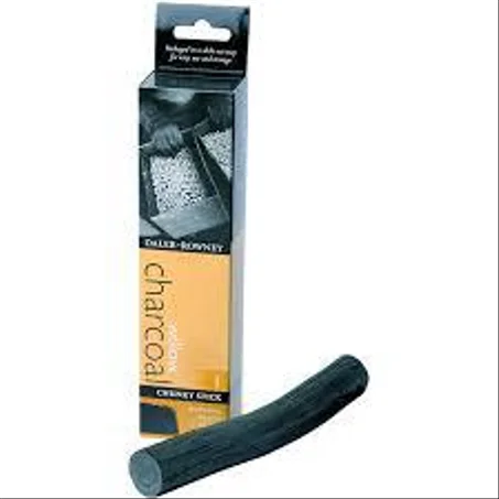 fusain de saule épais (chunky willow charcoal) de la marque Daler-Rowney.