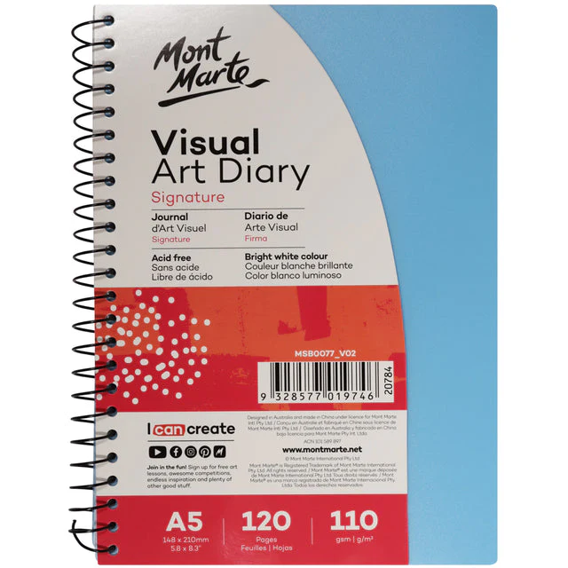 Carnet de croquis taille 110g  A5