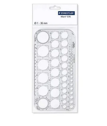 gabarit de traçage de cercles Staedtler