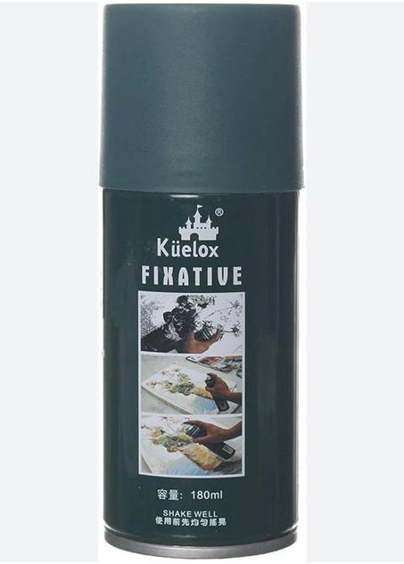 fixatif en aérosol de la marque Küelox. 180ml