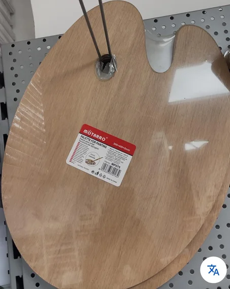 palette de peinture en bois de la marque Mötarro.