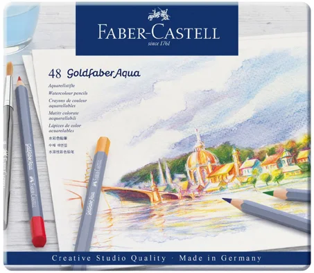 12 , 24 , 36 ,48  crayons de couleur Faber-Castell Goldfaber