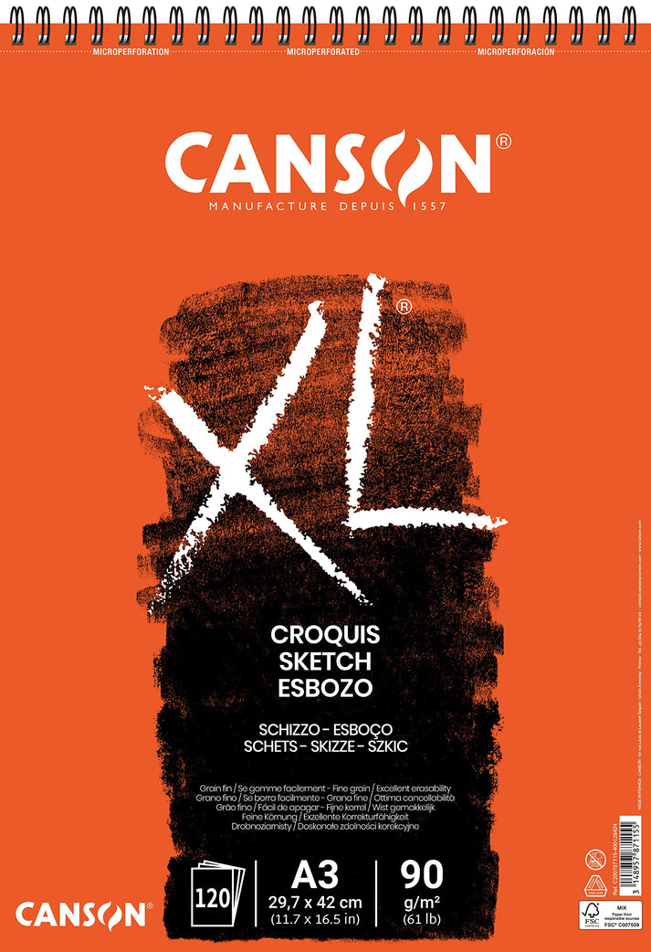 cahier de dessin "Canson XL"
