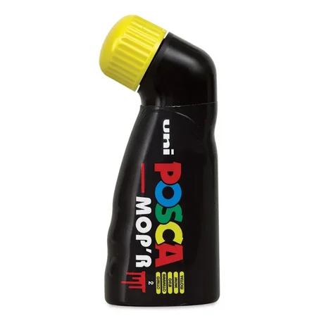 marqueurs de peinture Posca MOP'R PCM-22 jaunes.
