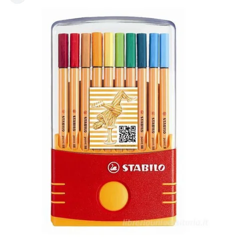 étui de 20 feutres fins STABILO point 88