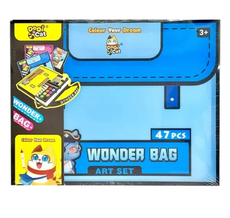 ensemble d'art Wonder Bag Colour Your Dream de 47 pièces.