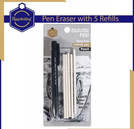 stylo-gomme Keep Smiling avec 5 recharges