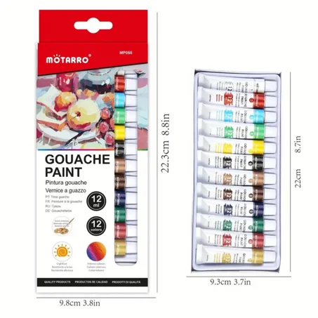 set de peinture gouache Motarro