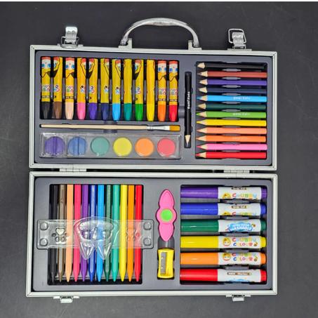 mallette de dessin et de peinture complète pour enfants