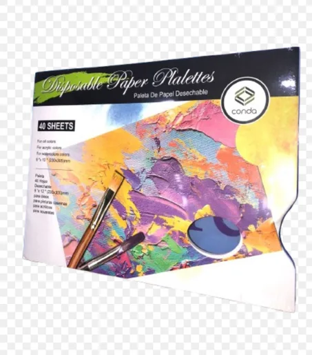 bloc de palettes de papier jetables de la marque Conda.