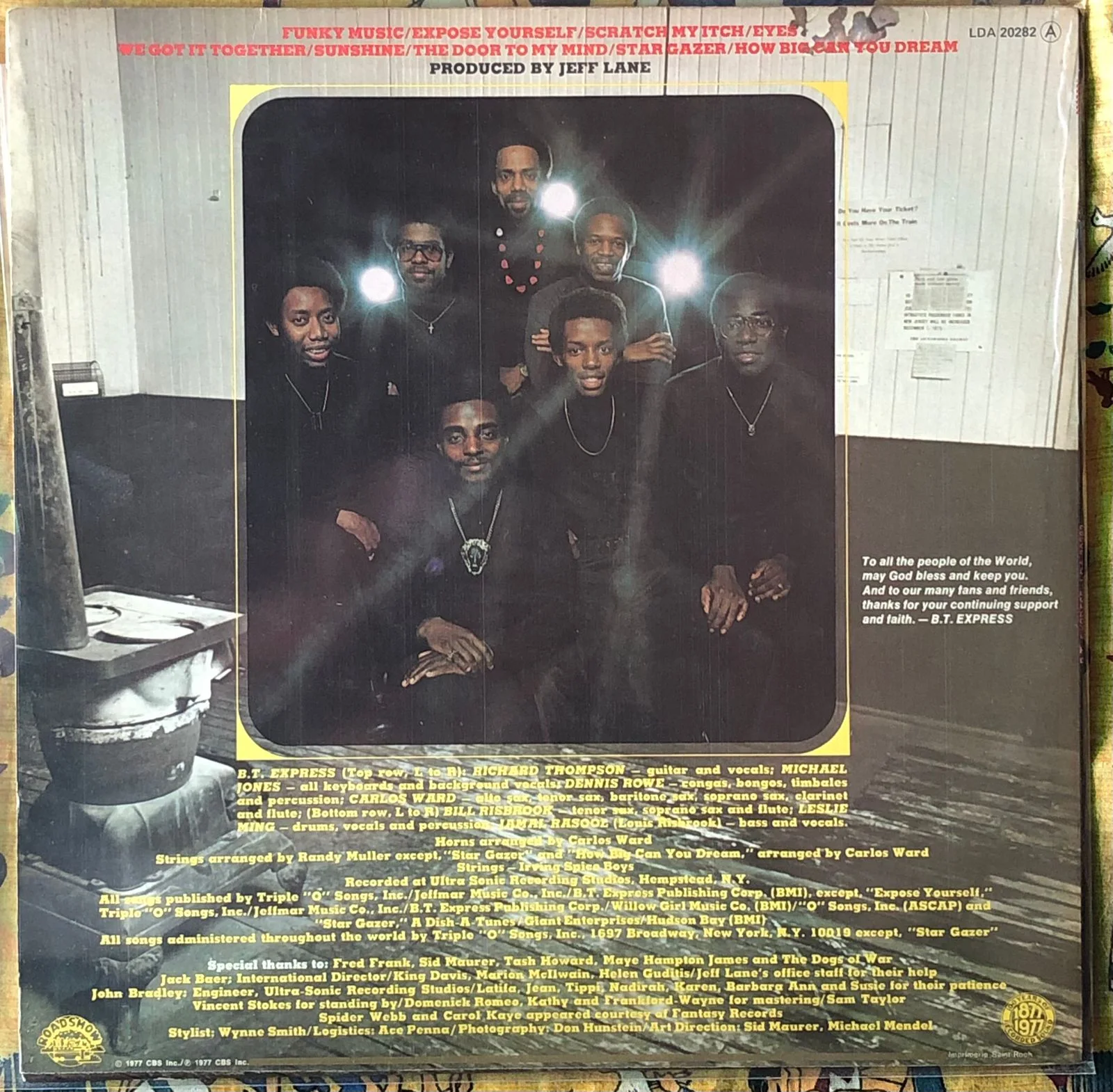 B.T. Express Function at the Junction - Vinyl LP