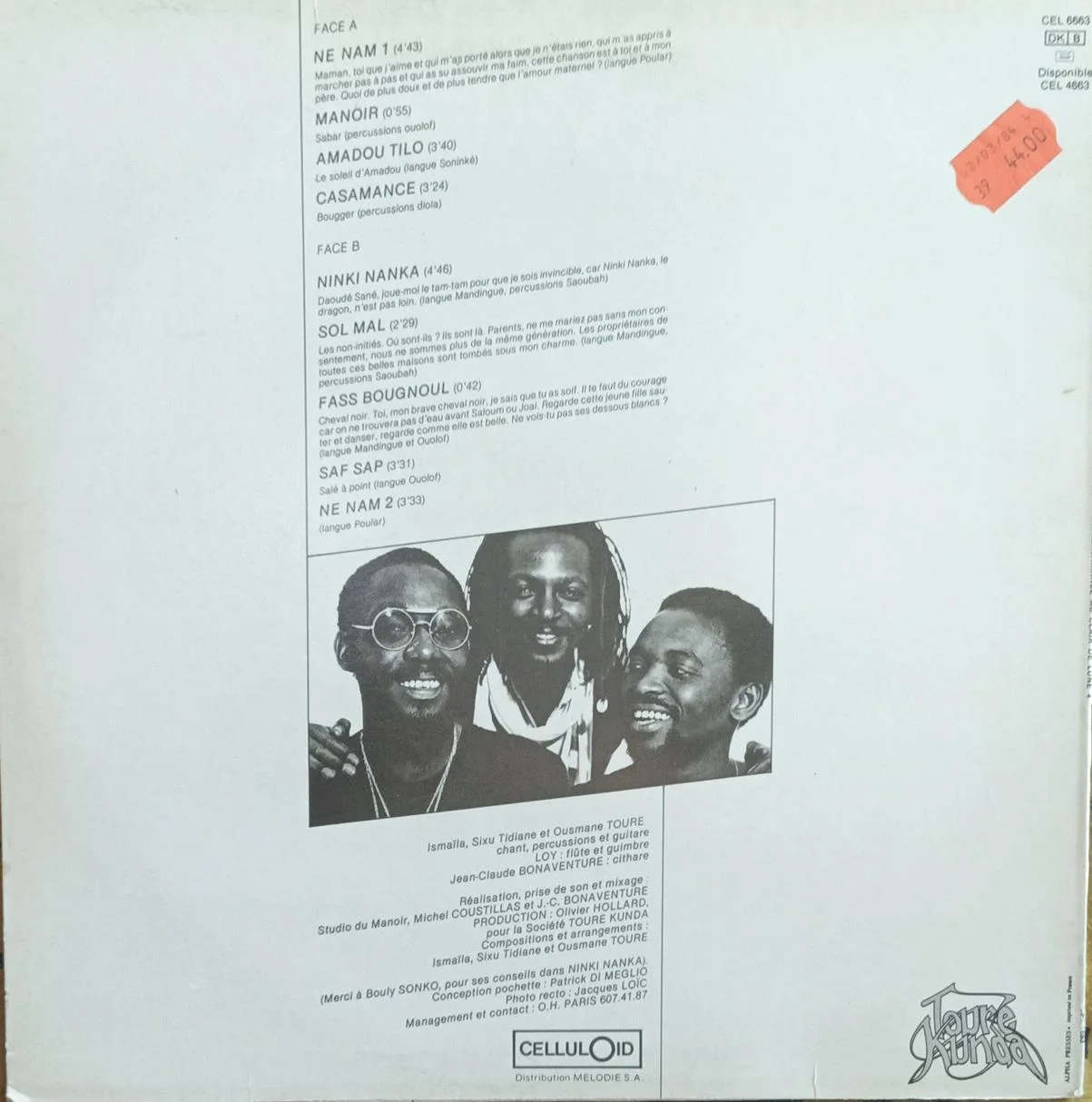 Touré Kunda – Casamance Au Clair De Lune