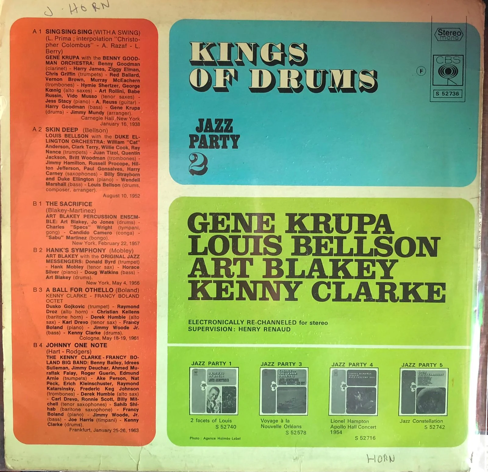 KINGS OF DRUMS JAZZ PARTY 2 -  Vinyl LP