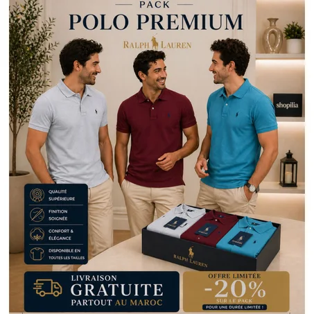 Pack 3 Polo Ralph lauren