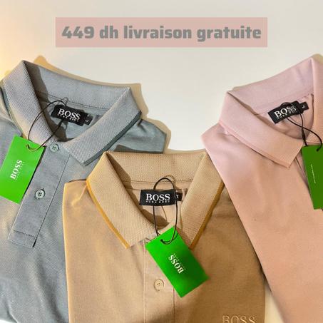 Pack 3 Polo Boss ( bonne qualité )