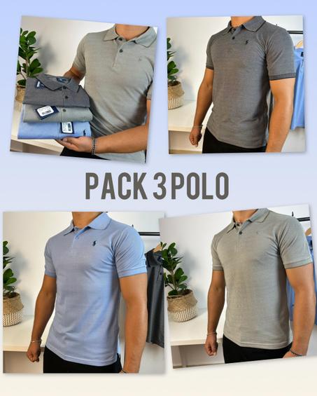 Pack 3 Polo   ((  bonne qualité  ) )
