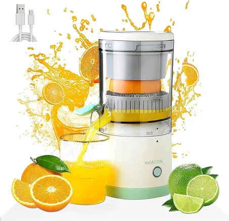 العصارة الكهربائية محمولة 🍋 اعصر الليمون في 3 ثواني… بلا تعب ولا فوضى