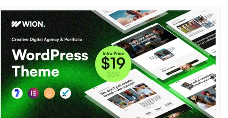 Wion - Creative Agency & Portfolio WordPress Theme