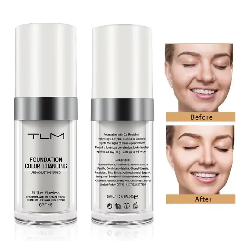 كريم أساس نباتي متغير اللون من تي إل إم