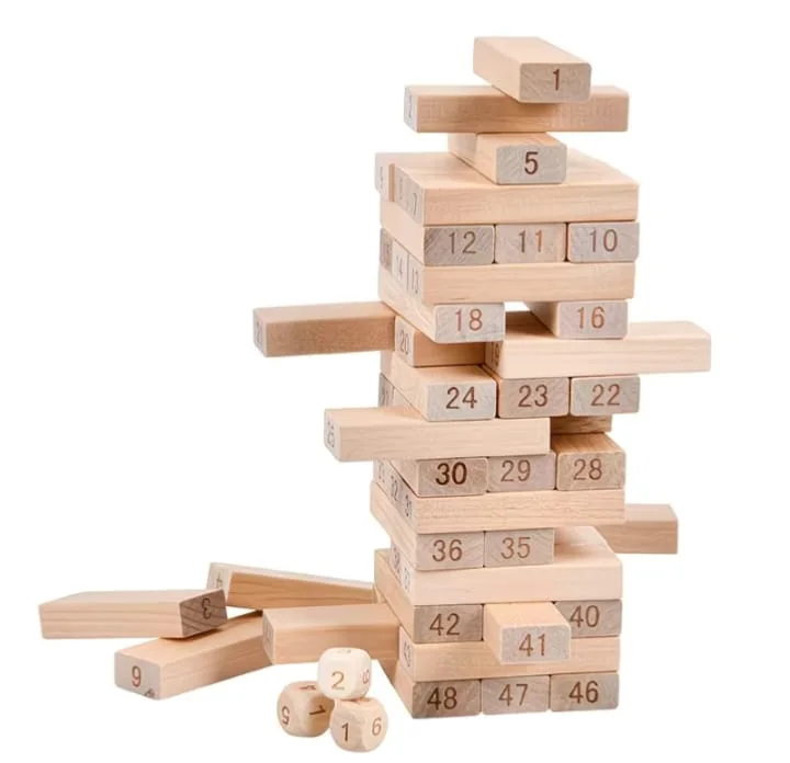 Jenga Tower Blocks