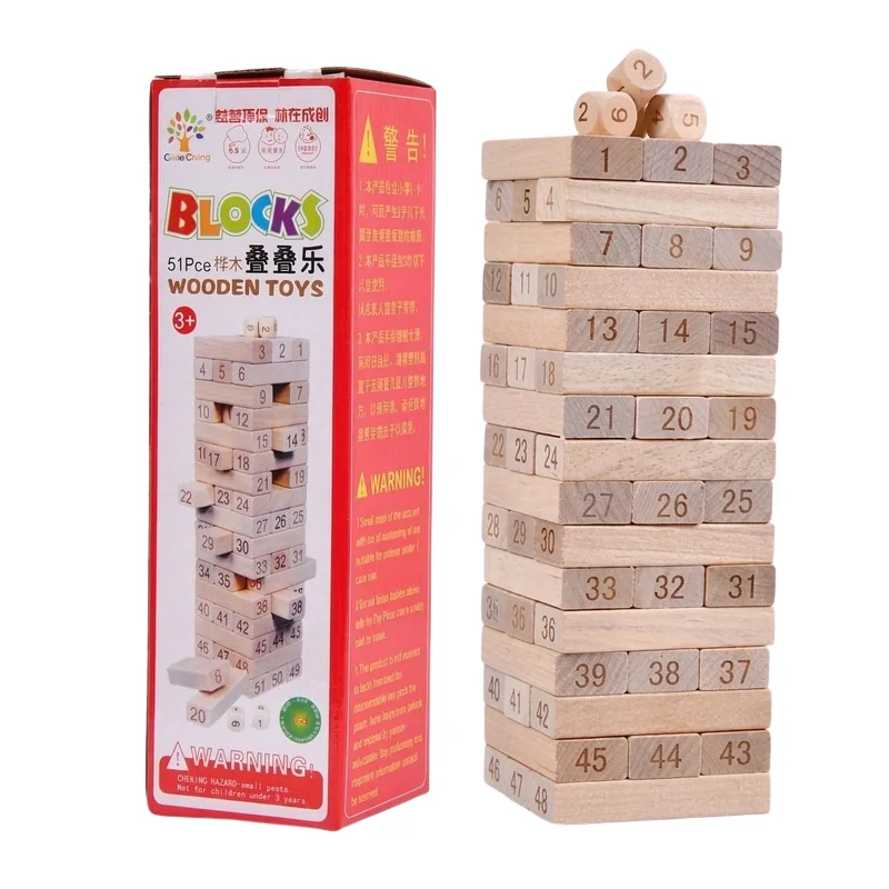 Jenga Tower Blocks