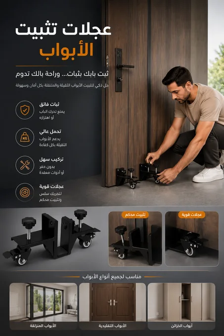 عجلات تركيب الأبواب (f)
