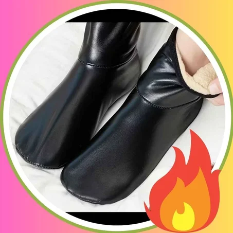 خف رجالي من جلد طبيعي مقاوم للماء و البرد-راحة واناقة يومية