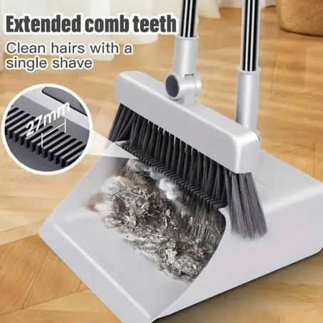 مكنسة مع حاوية تنظيف ذاتي