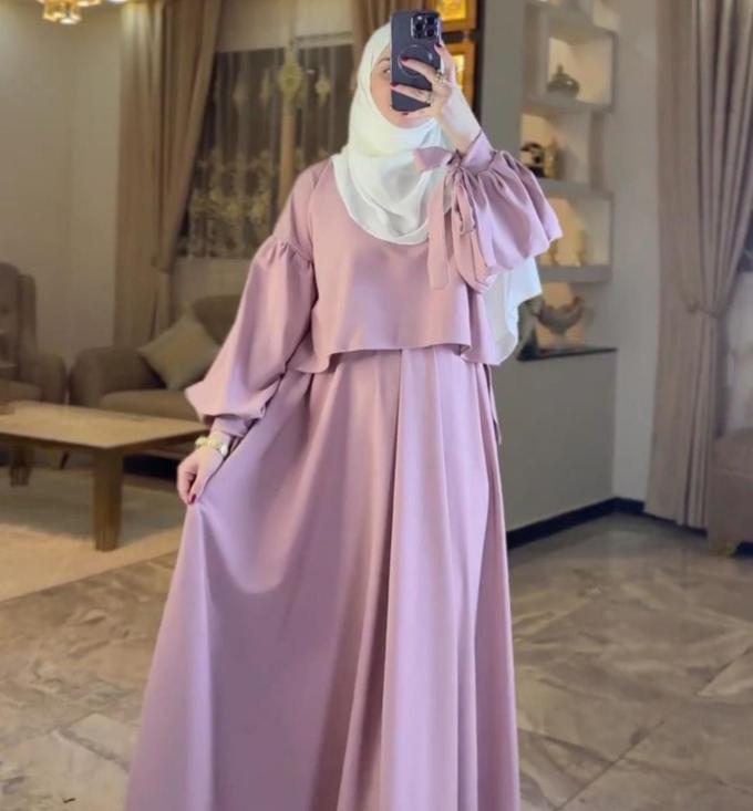 طقم كريب ناعم بلمسة ملكية 👑