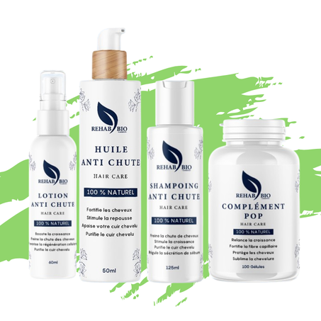 مجموعة علاجية ضد تساقط الشعر