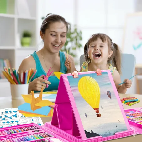 باك الرسم المتكامل للأطفال: 208 قطعة فنية ليكتمل الإبداع (Turkoise)