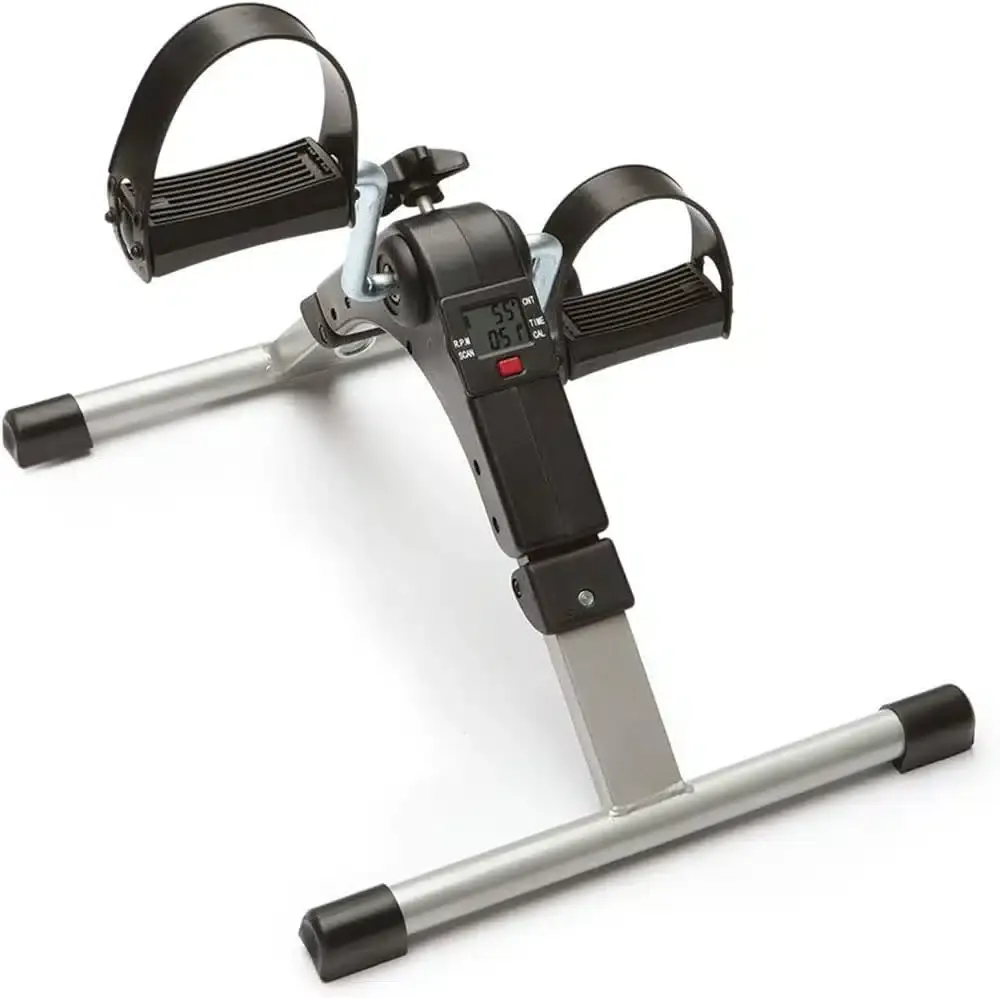دراجة تمارين منزلية قابلة للطي مزودة بشاشة مناسبة للرجال والنساء