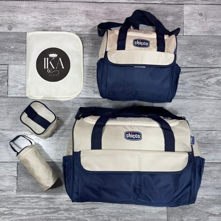 Chicco | Sac à Maman 5 pièces | حقيبة الأم متكونة من 5 قطع