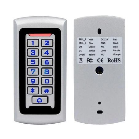 Digicode et contrôle d'accès métallique Externe 125KHZ