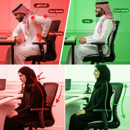 وداعًا لآلام الظهر أثناء الجلوس – راحة ملحوظة خلال أيام.1