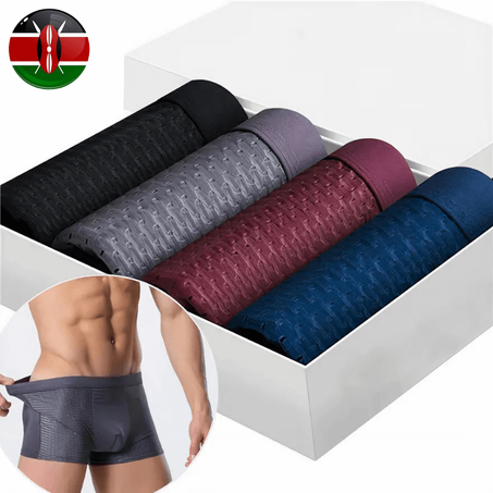 4 BAMBOO FIBRE BOXER SHORTS - FOR ALL-DAY COMFORT