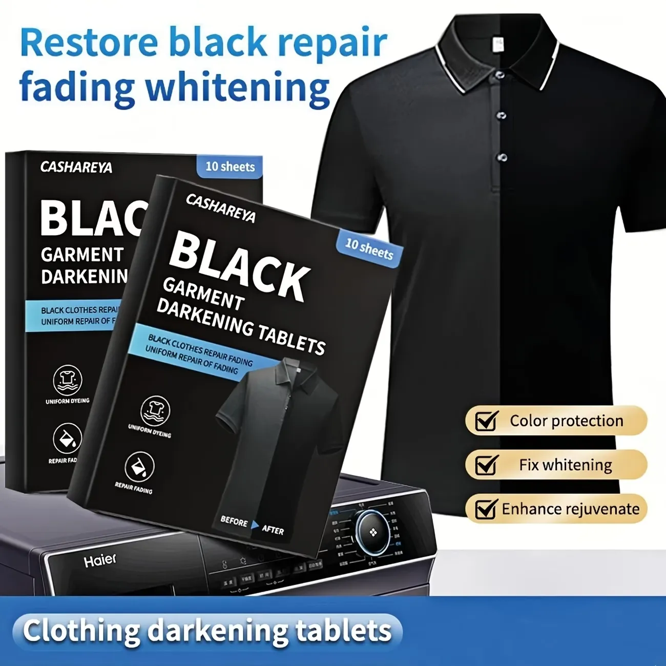 🖤 Bring Strength Back to Your Black Clothes — From the First Wash! 🖤