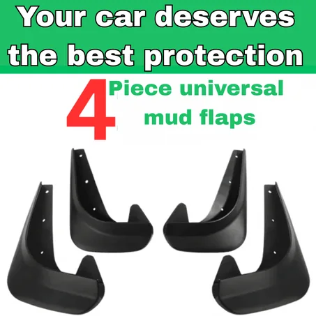 🛡️ Protect Your Car Like a Pro – 4PCS Universal Mud Flaps 🚗💦