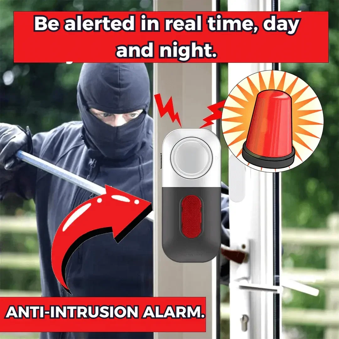 🛡️ 125dB Wireless Alarm for Doors and Windows