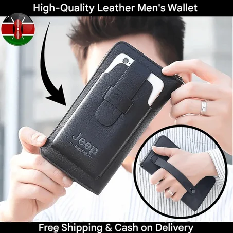 👜 PU LEATHER CLASSIC WALLET FOR MEN